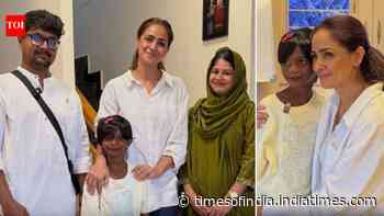 Simran wins hearts as she fulfills differently abled girl's dream