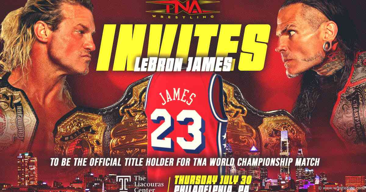 TNA Wrestling Invites LeBron James To Be Official Title Holder for Nic Nemeth vs. Jeff Hardy World Championship Match