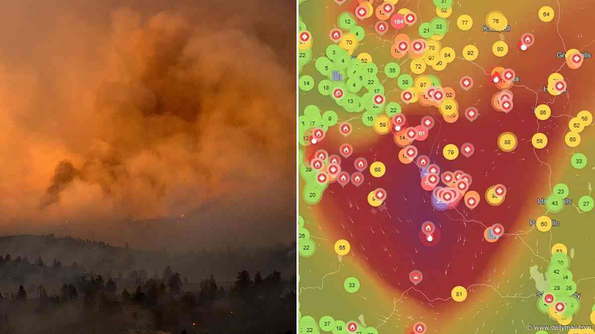 Millions told to close windows NOW as heart attack-causing toxins from wildfires engulf five US states