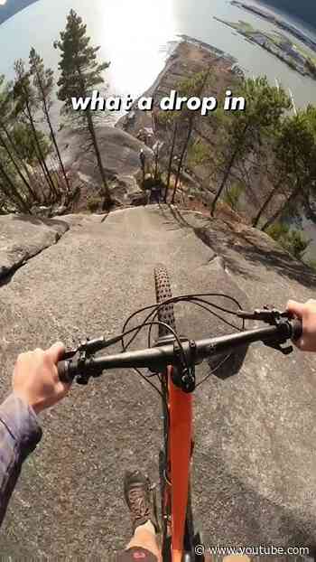 @kaspardlov with nerves of steel 👏 #mtblife  #scenicviews  #speedrun  #fullsend #mtbtrail
