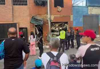 Explosión de bombona de gas en local de Caracas deja dos heridos