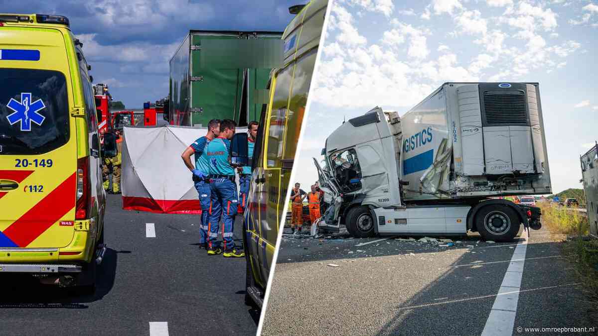 Twee dodelijke ongelukken op A17: Rijkswaterstaat zet tekstwagen in