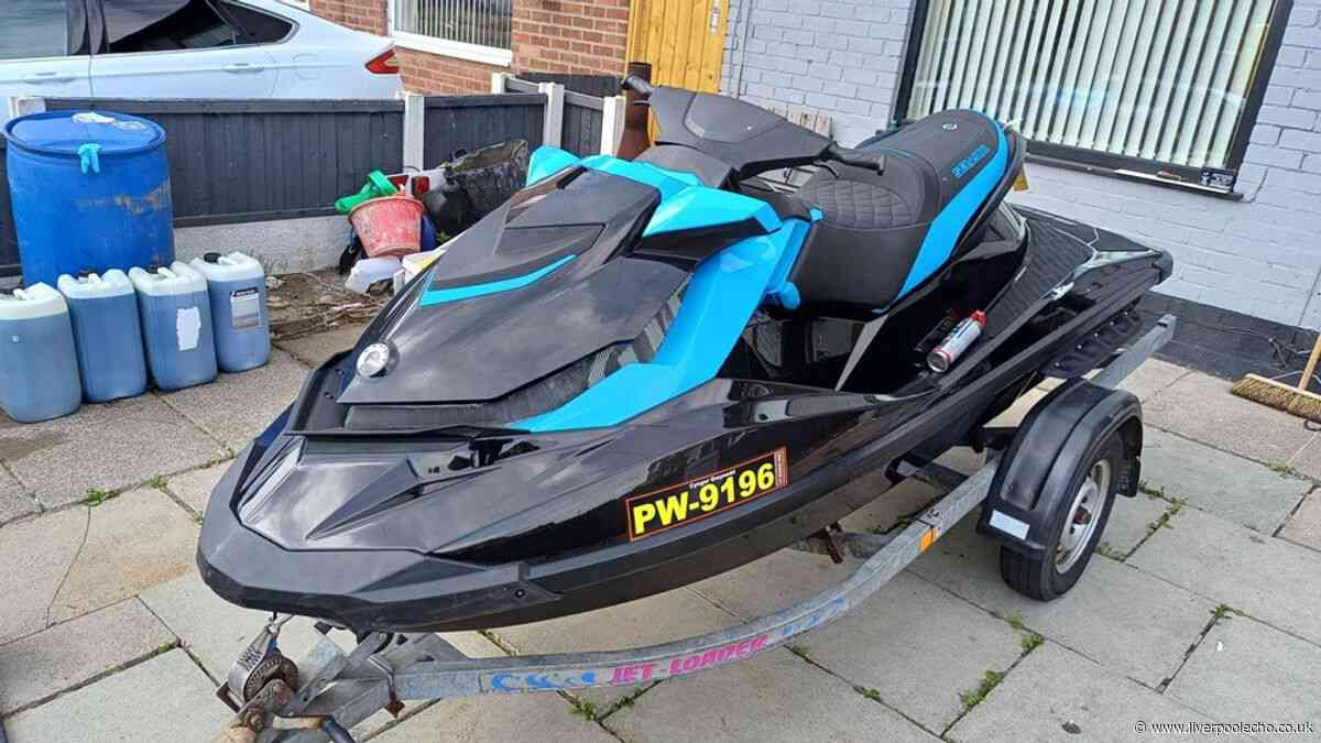 Jet ski, cars and Rolex watches seized in Liverpool raid