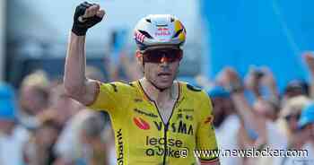 Meteen raak voor Wout van Aert bij rentree: Belg wint na mislopen Tour de France openingsrit in Denemarken