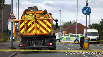 Pedestrian dies after being hit by road sweeper in Salford suburb
