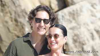 Katy Perry and Justin Trudeau get very hands-on as he applies sunscreen to her BUST in racy holiday snaps