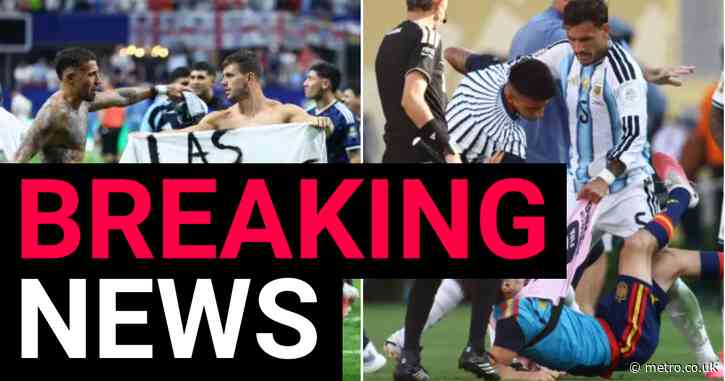 FIFA opens case against Argentina over Falklands banner and World Cup final brawl