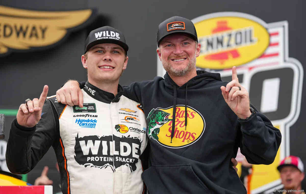 Carson Kvapil Explains His Relationship With Dale Earnhardt Jr. After Emotional IMS Victory