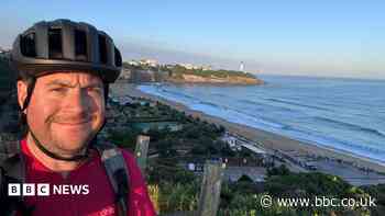 Teacher caught in wildfires on France bike ride