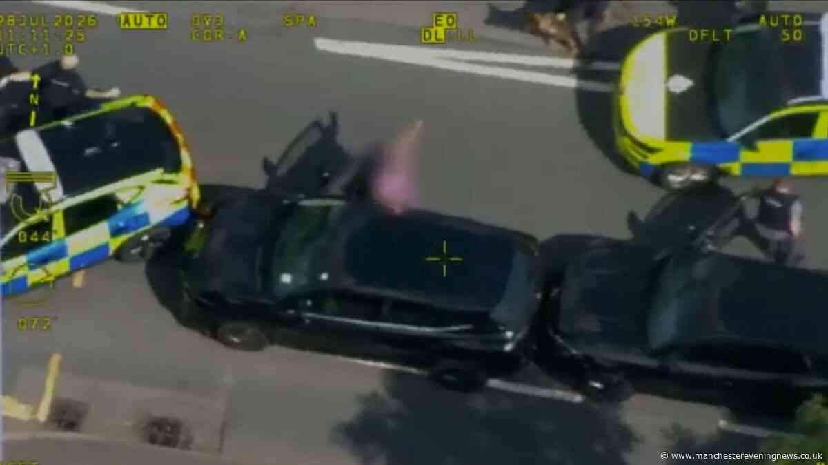 Man charged with dangerous driving after police chase in Salford