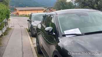 Beleidigende Zettel am Scheibenwischer: Parkplatz-Streit on oberbayerischen Dorf eskaliert