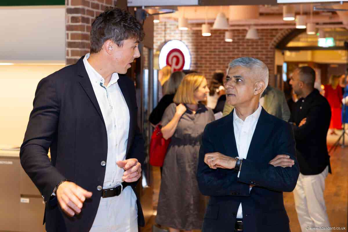 Pinterest opens Oxford Street office as Sadiq Khan vows end to American candy stores