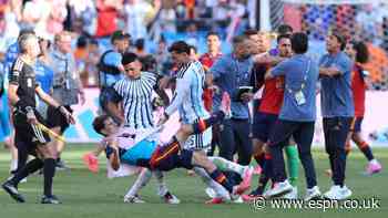 FIFA opens 'assault' case against Argentina trio