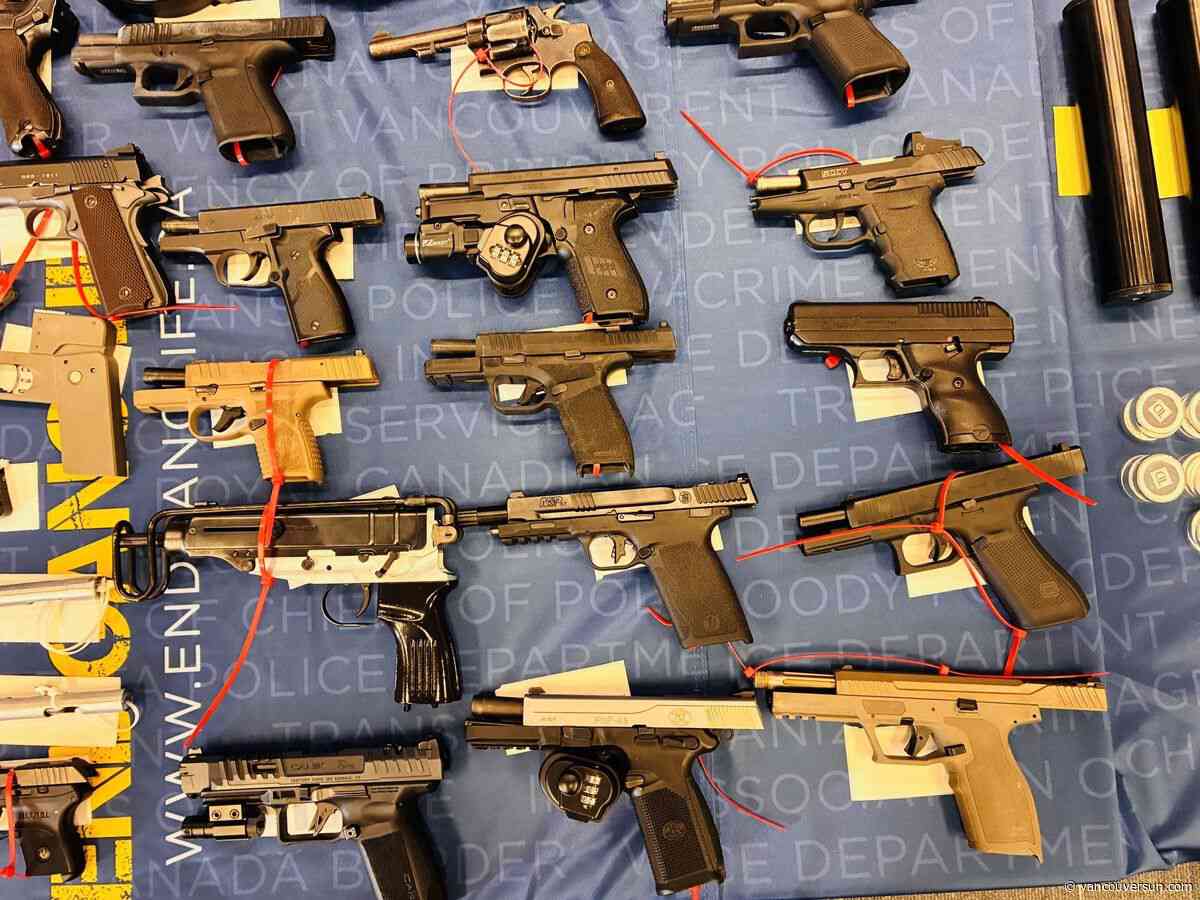 B.C. anti-gang police make arrests in Abbotsford drug lab and gun investigation
