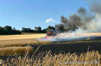 POL-PDWIL: Erneut führt Flächenbrand zu hohem Sachschaden