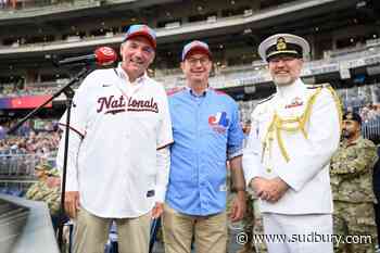 Sporting a Washington jersey, LeBlanc attends 'friendship day' baseball game in D.C.