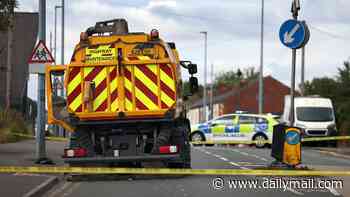 Pedestrian, 64, dies 'after being hit by a road sweeper' in Salford