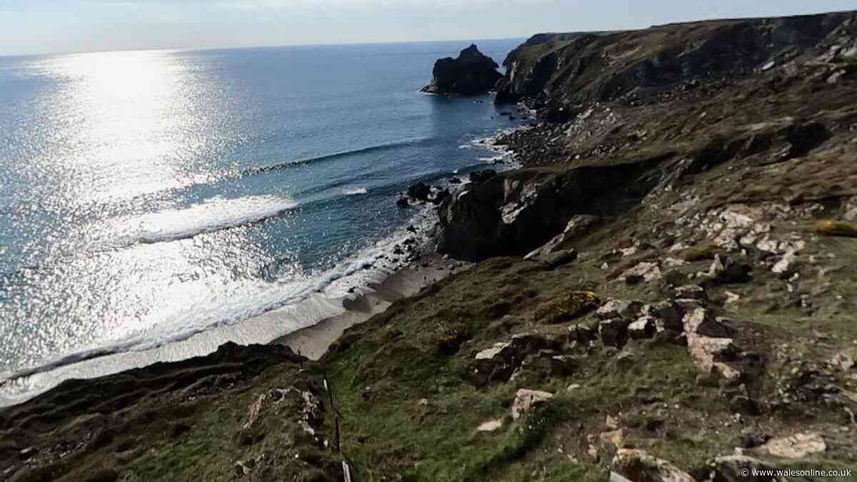 Woman dies after cliff fall at UK beauty spot beach leaves her with brain injury