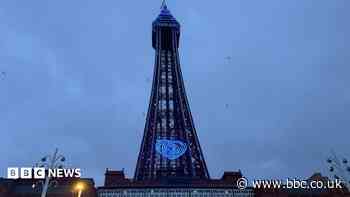 Blackpool Tower lights up for murdered Preston Davey