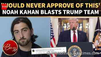 Trump Video Sparks Music Drama As Noah Kahan Says 'I Never Approved' Song Use