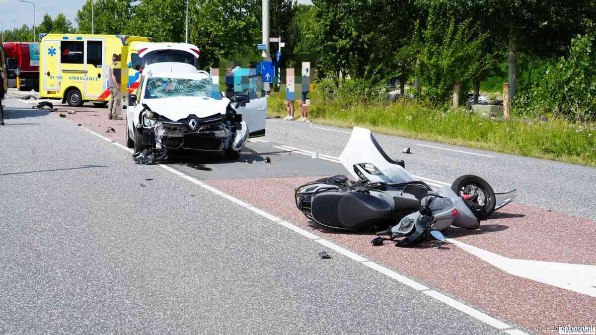 Zeer ernstig ongeval Winschoterweg,  twee gewonden [update]