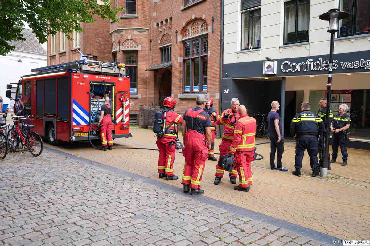 Brand in magnetron/oven zorgt voor inzet brandweer in Groningen