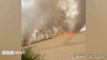 Farm owners 'overwhelmed' by field fire help