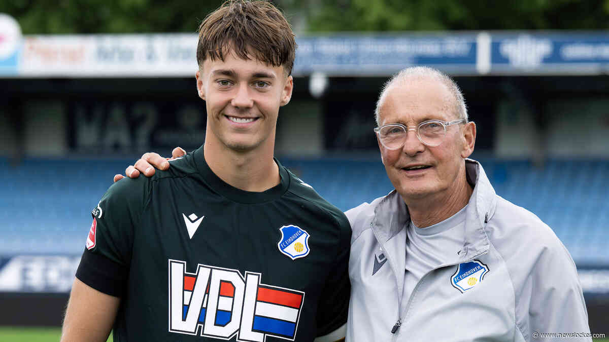 Jan Poortvliet (70) coacht zijn zoon Junior (17) bij FC Eindhoven: ’Hij kan best heel ver komen’