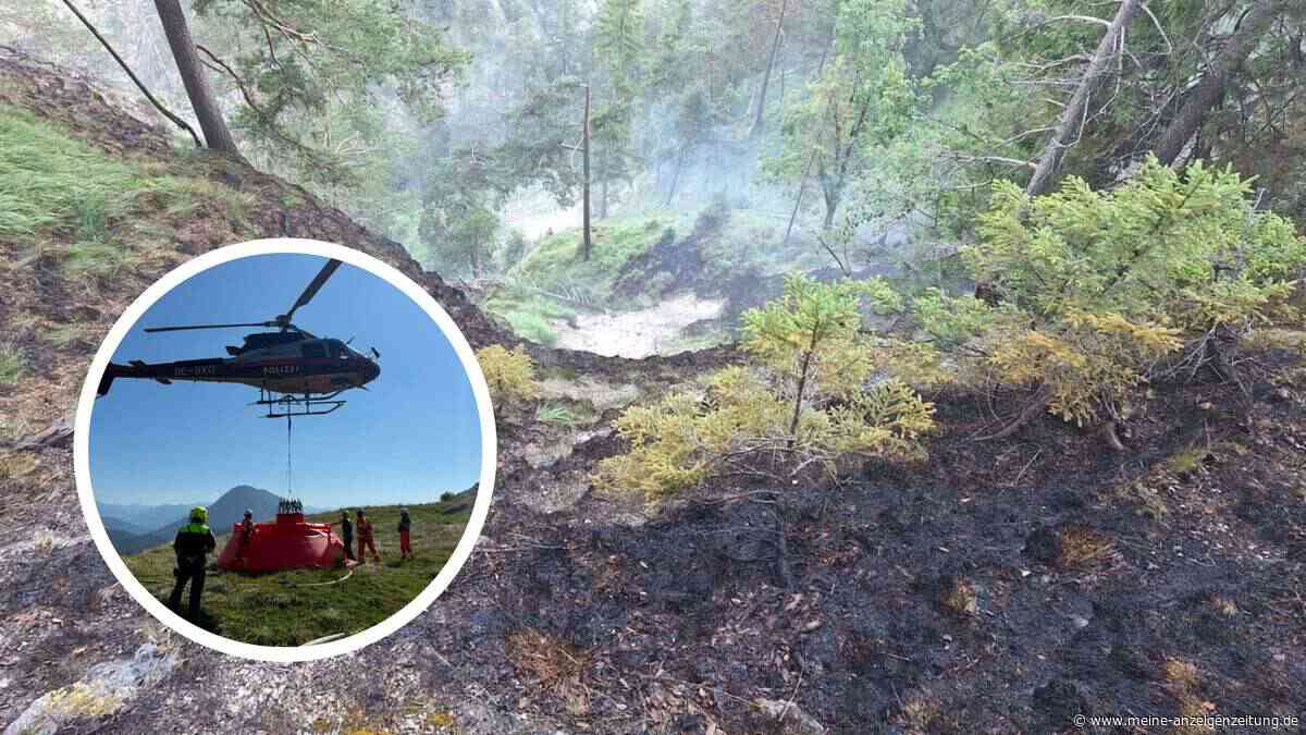 Flammen fressen Tiroler Traumkulisse: Waldbrand am Wilden Kaiser hält Hunderte Einsatzkräfte in Atem