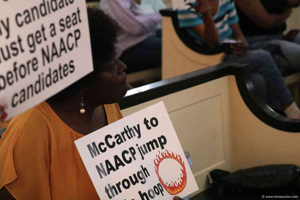 McCarthy ignores NAACP's pick of his rival for police review board