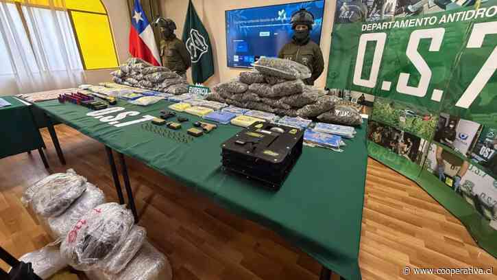 La Araucanía: Carabineros decomisó 90 kilos de droga en tres comunas