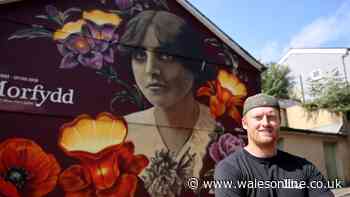 Breathtaking new mural in Welsh town celebrates little known icon whose life ended in tragedy