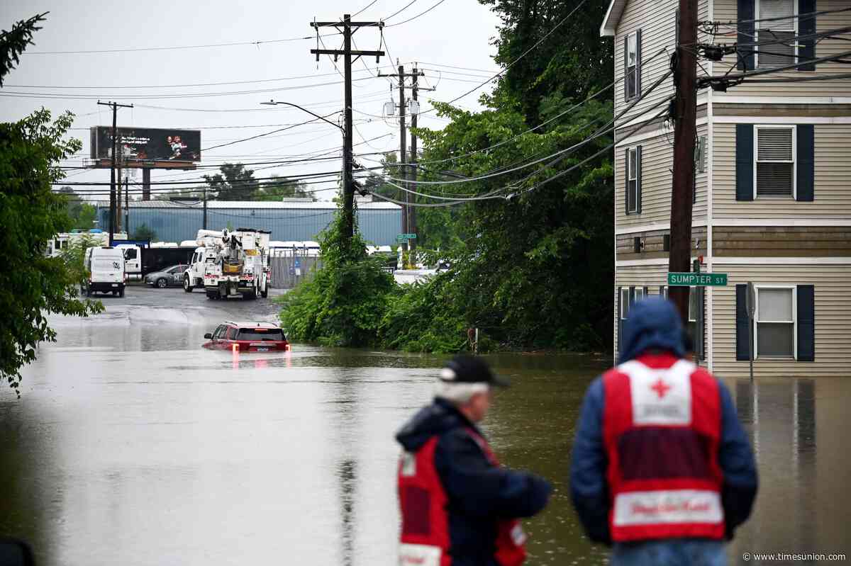 Wide swath of upstate New York deluged by historic rainfall