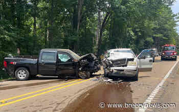 Head-On Collision Reported HWY 12 W Near HWY 14 Intersection