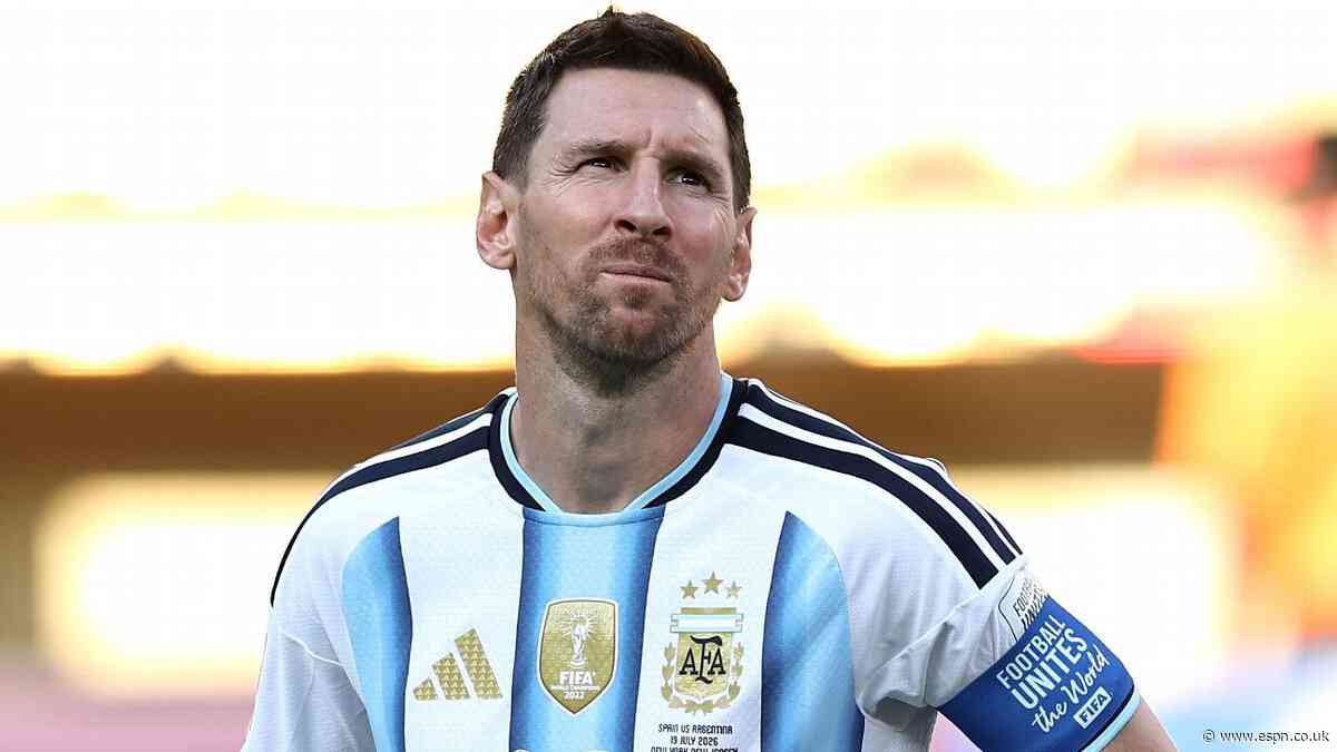 Messi back with Miami after World Cup final loss