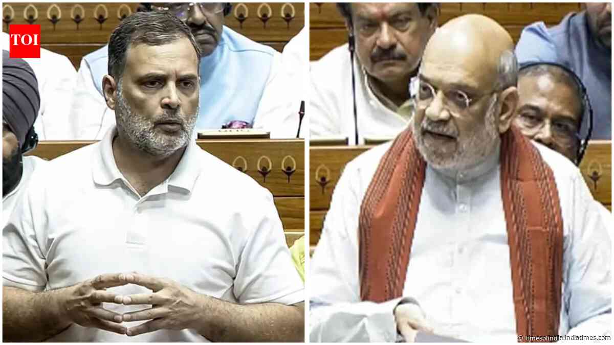 'Not going to let him get away': Rahul Gandhi targets Amit Shah over police action on NEET protesters; BJP says 'prove it or apologise'