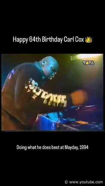 Happy Birthday Carl Cox! 👑 #carlcox