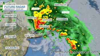 Flash Flood Warning in effect for parts of Hartford, Tolland counties