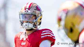 49ers have 'concern' over Pearsall's knee flare-up