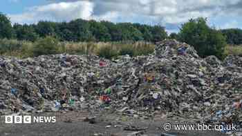 About 400 tonnes of waste dumped on factory site