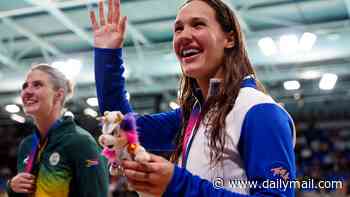 Swimming sensation Angharad Evans is on top of the world after double gold in Glasgow... four years after QUITTING the sport!