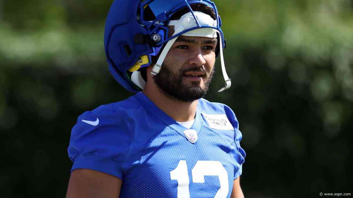 Rams WR Nacua never thought about holding out