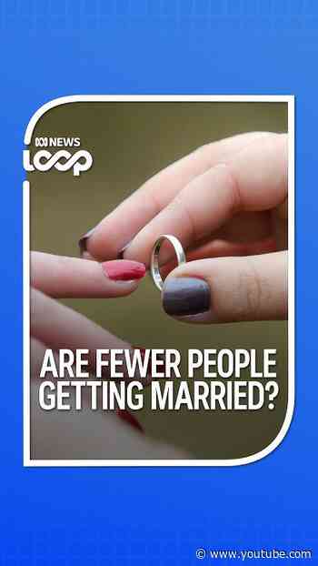Are fewer people getting married? | ABC NEWS Loop