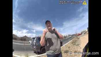 Video shows moments after crash involving off-duty Albuquerque police officer