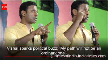 'Magudam' star Vishal sparks political buzz