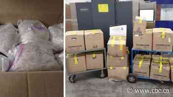 Officers seize 380 kg of drugs declared as bath tissue at Alberta-U.S. border