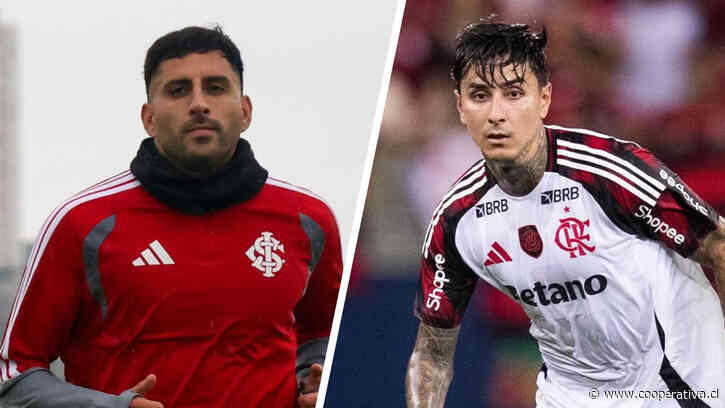Maripán y Pulgar tuvieron un duelo de chilenos en el empate de Inter de Porto Alegre y Flamengo