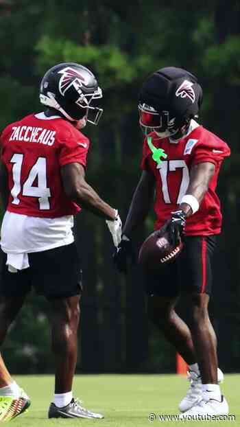 Michael Penix Jr. throws it DEEP to Zachariah Branch for the touchdown! #nfl #highlights #touchdown