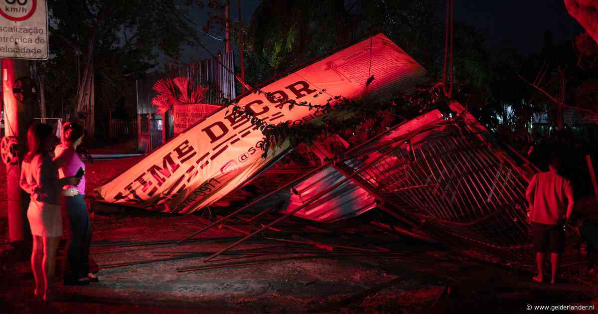 Vijf doden door zware storm in Brazilië, windstoten van 100 km per uur veroorzaken chaos in grote steden