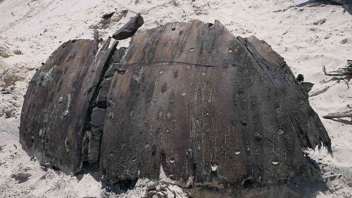 Ärchäologen jubeln: Bauarbeiter entdecken historisches Schiffswrack auf Norderney